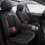 Cubre Auto Universal Axon en Cuero Legítimo con Airbag + REGALOS: Alfombra de Cuero y Funda de Volante